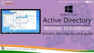 Seamless Windows 10 Installation: A Guide to Joining an Active Directory Domain (Hindi)🔥🔥
