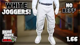 *NEW* GTA 5 ONLINE HOW TO GET WHITE JOGGERS AFTER PATCH 1.66! (GTA 5 White Joggers Glitch) EASY