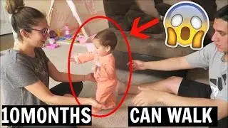 10 MONTH OLD TAKES HER FIRST STEPS + DAY IN MY LIFE