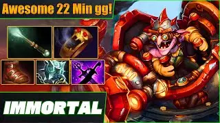 Immortal Timbersaw Carry 💪 Rad 22 Min gg! Dota 2 DotaPulse Highlight Gameplay