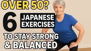 Over 50? 6 Simple Japanese Exercises for Strength & Balance #Over50Wellness, #Over50AndFit,