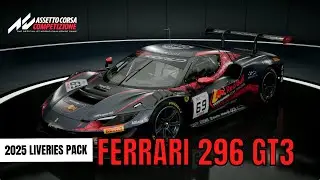 Assetto Corsa Competizione - Ferrari 296 GT3 | 2025 Liveries Pack
