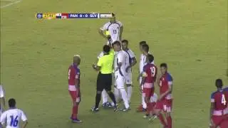 RED CARD El Salvador, Richard MENJIVAR No. 6 | @FEPAFUT @fesfut_sv #CCA2017