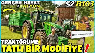 TRAKT&Ouml;R&Uuml;ME CAM FİLMİ, &Ccedil;AKAR LAMBA VE STICKER TAKTIRDIM🔸️R&Ouml;MORKUMU YEŞİLE BOYATTIM🔸️fs25 ger&ccedil;ek hayat