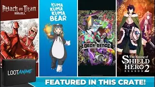 Loot Anime's December 2021 Box is FINALLY here! Subconscious theme unboxing! AoT, Deca-Dence, & more