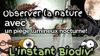 #1 Observer la nature avec/ un piège lumineux nocturne!