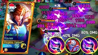 REKOMENDASI BUILD XAVIER BRUTAL DAMAGE,GILAK BANGET COK AUTO WIN INI MAH,BISA RONTOKIN HEAL MINOTAUR