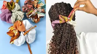 HOW TO MAKE A DRAWSTRING SCRUNCHIE | VLOGMAS DAY 6 | CHRISTMAS GIFT IDEA
