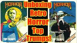 Unboxing + Review - Awesome Retro Horror Top Trumps - It's The 1970's Again!