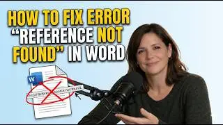 How to Fix 'Error Reference Source not Found in Word' (Easy)