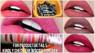 Medora lipstick review+swatches||Medora matte lipstick shades with number in urdu\hindi