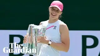 Iga Swiatek steams past Maria Sakkari to take second Indian Wells title