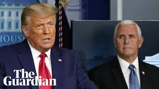 Trump fails to answer questions or formally concede in bizarre 90-second briefing