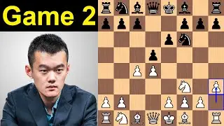 Game 2: 2023 World Chess Championship | Ding vs Nepomniachtchi