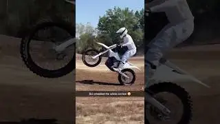 Bro&rsquo;s front wheel didn&rsquo;t even touch the ground 💀