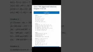 Chapter-1 Integers Exercise-1A QNo 1to 4 of Class-7 RS Aggarwal solutions by study path.