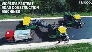 World's Fastest Modern Road Construction Machines - Incredible Asphalt Paving Equipment Machine