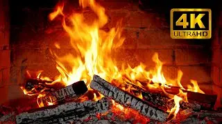 🌙 Волшебный камИн с потрескИвающИмИ поленьямИ — Уютный сон И расслабленИе 4K HDR