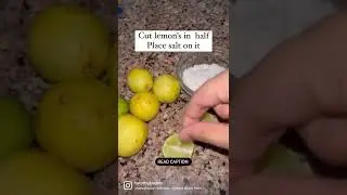 Use lemon&rsquo;s to remove negativity 💫