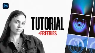 Free PNG Pack + Photoshop Tutorial | How to Create Stunning Posters, Covers & Presentations
