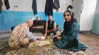 Nomadic life in Iran, Mustafa's daily life with his wife, Nazanin