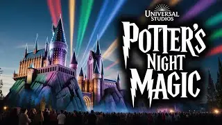 Universal Studios Hollywood Harry Potter light show#nbcuniversal #explore #foryou 