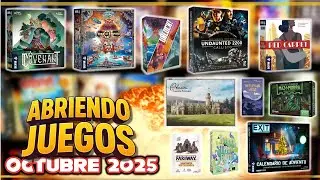 ABRIENDO juegos |  Octubre 2025