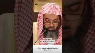 Ini dia 3 tanda kebahagiaan - Saleh Sindi