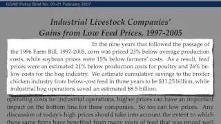Taxpayer Subsidies for Unhealthy Foods