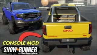 SNOWRUNNER CONSOLE MODS GMC SIERRA WIP DND STRIKER DELTA GAMING