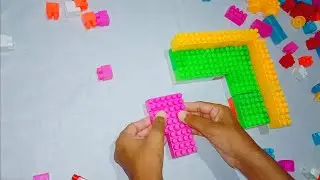 Satisfying diy ASMER L size sofa /block education #satisfying #marblerun #legoblocks #asmr #lego#fun