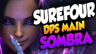 Surefour DPS main Sombra gameplay! [ Overwatch Season 26 Top 500 ]