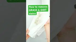 Grass & Dirt Stain Removal Guide #laundry #diy #grass #stainremoval