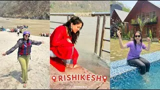 Rishikesh📍VLOG | Rafting | Cottages | Ganga Aarti | Triveni Ghat | 2024