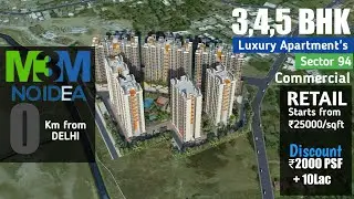 M3M Noida | M3M Noida 94 | m3m noida sector 94 | Commercial Property in Noida | M3M Noida Commercial