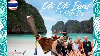 Phi Phi Island & Maya Bay Trip Review ~ Phuket Thailand Longail to Blue Lagoon Snorkeling Baby Shark