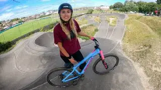 NEWHAVEN PUMP TRACK IS SICK! *GAP JUMPS AND TRICKS*