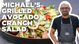 Michael Symon's Grilled Avocado Cranch Salad | Symon's Dinners Cooking Out | Food Network