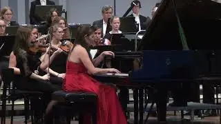 Sharon Niessen plays Saint-Saëns - Piano Concerto no 2, part I