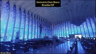 Santuário Dom Bosco | Lugar lindo com vários vitrais em 12 tons de azuis | O que fazer em Brasília?