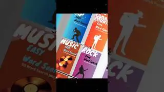 Music Word Search Puzzle Books #wordsearch #rap #rock #country #music #hiphop