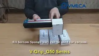 VMECA Mini-Gripper (G50 Series) for small paper boxes (Vacuum Gripper)