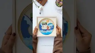 Layered frame art. #viral #art #diy #diyhacks #shorts