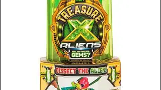 Treasure X Aliens Dissection Kit with Slime, Action Figure, and Treasure UNBOXING