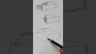 Easy way to draw cars #drawing #sketch #car