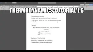 Thermodynamics made up question 1.6 What distinguishes pound-force from pound-mass?
