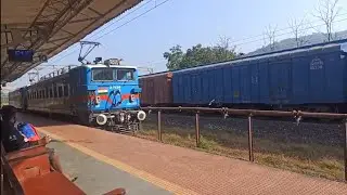 Konkan Railway Line has Been Electrified Twin Electric Engine