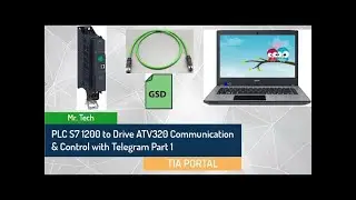 PLC to ATV320 with Telegram Part 1   Điều khiển Biến tần Schneider ATV320 bằng PLC qua mạng Profinet