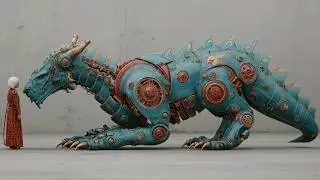Steampunk Dragons - Surreal AI Short