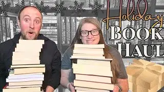 Christmas Book Haul with Jake 🎄🎁 Let the Shelf Tetris Begin 🤪